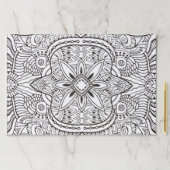 ドードリングパッド – 抽象芸術フローラデザイン ペーパーパッド (インサイチュ)