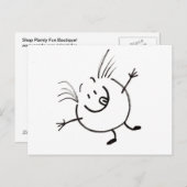 ドードルおっちょこちょいのガイ葉書 ポストカード (正面/裏面)