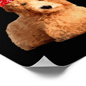 ドードルおもしろいママデザインお母さんゴールデンドール ポスター (角)