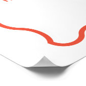 ドードルお洒落イタリアンリハーサルのディナーサイン ポスター (角)