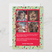 ドードルお洒落クリスマカスタムスArch 5写真 シーズンカード (裏面)