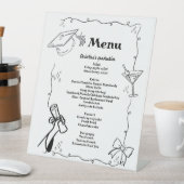 ドードルお洒落ズスタイル手描き卒業 台座サイン (インサイチュ)