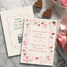 ドードルお洒落バレンタインブライダルシャワー