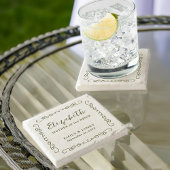 ドードルお洒落フレーム任意の色の結婚贈り物 ストーンコースター