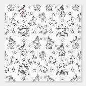 ドードルお洒落ベビーイエスマンガーシーン 壁紙 (正面)