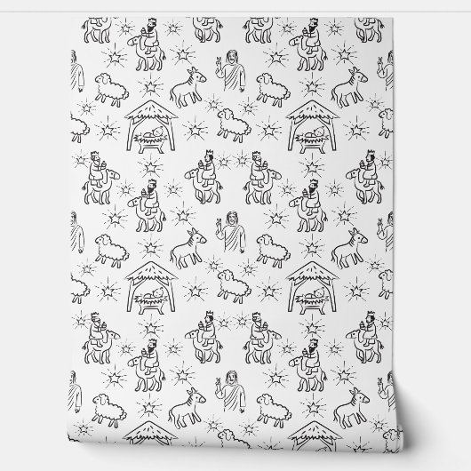 ドードルお洒落ベビーイエスマンガーシーン 壁紙 (ほどく)