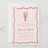 ドードルお洒落ロブスターベイクリハーサルディナー 招待状 (正面)
