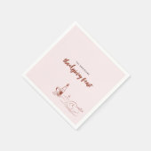 ドードルお洒落ー | 感謝祭ディナーパーティー スタンダードカクテルナプキン (角)