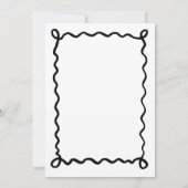 ドードルお洒落ー | 秋インラブブライダルシャワー 招待状 (裏面)