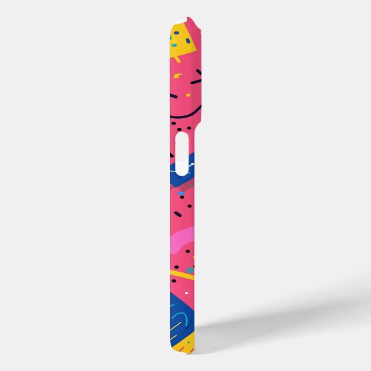 ドードルと形の明るい色のデザイン Case-Mate iPhoneケース (裏面 / 右)