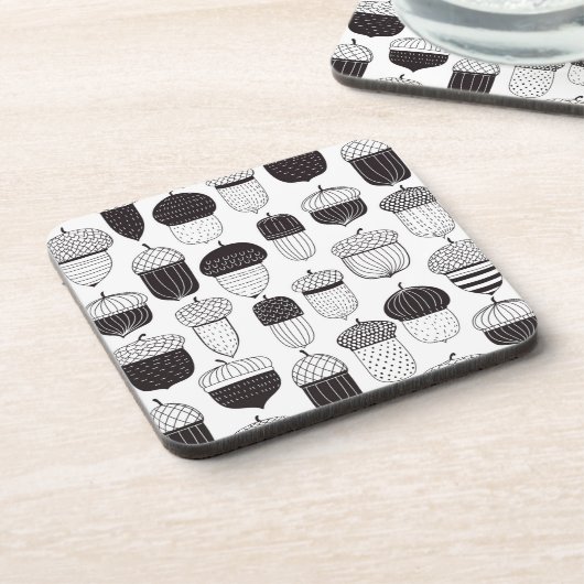 ドードルどんぐん秋のパターン コースター (左側)