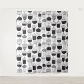 ドードルどんぐん秋のパターン タペストリー (正面)