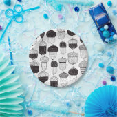 ドードルどんぐん秋のパターン ペーパープレート (パーティー)