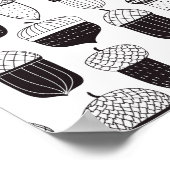 ドードルどんぐん秋のパターン ポスター (角)