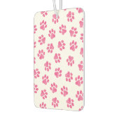 ドードルの前足、犬の前足、ピンクの前足 カーエアーフレッシュナー (左)