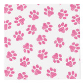 ドードルの前足、犬の前足、ピンクの前足 フォトキューブ (正面)