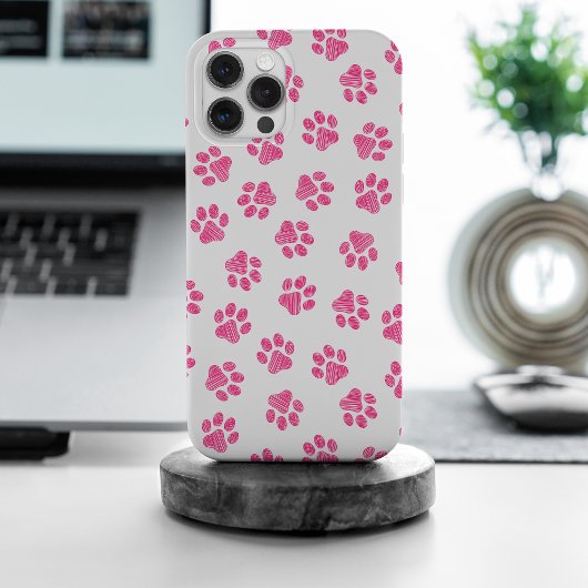 ドードルの前足、犬の前足、ピンクの前足 Case-Mate iPhoneケース
