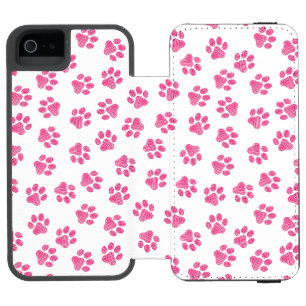 ドードルの前足、犬の前足、ピンクの前足 iPhone SE/5/5sウォレットケース