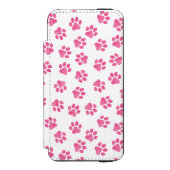 ドードルの前足、犬の前足、ピンクの前足 INCIPIO iPhoneウォレットケース (フォリオ 正面)