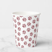 ドードルの前足、犬の前足、ブルゴーニュの前足 紙コップ (裏面)