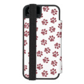 ドードルの前足、犬の前足、ブルゴーニュの前足 INCIPIO iPhoneウォレットケース (フォリオ裏面)