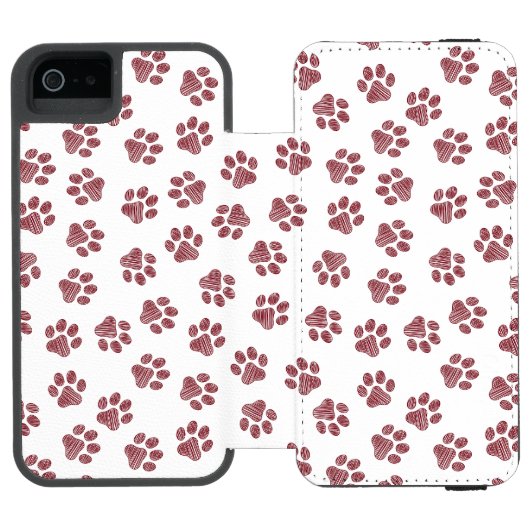 ドードルの前足、犬の前足、ブルゴーニュの前足 INCIPIO iPhoneウォレットケース (フォリオ Open)