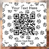 ドードルの前足、犬の前足、猫の前足、黒い前足 ウィンドウサイン (シート2)