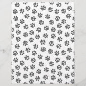 ドードルの前足、犬の前足、猫の前足、黒い前足 チラシ (裏面)