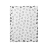 ドードルの前足、犬の前足、猫の前足、黒い前足 ノートパッド (回転)