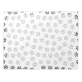 ドードルの前足、犬の前足、猫の前足、黒い前足 ノートパッド (正面)