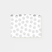 ドードルの前足、犬の前足、猫の前足、黒い前足 ポストイット (正面)