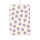 ドードルの前足、犬の前足、紫の前足 カーエアーフレッシュナー (正面)