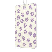 ドードルの前足、犬の前足、紫の前足 カーエアーフレッシュナー (左)