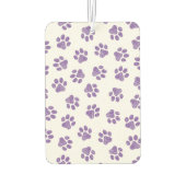 ドードルの前足、犬の前足、紫の前足 カーエアーフレッシュナー (裏面)