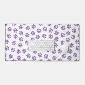 ドードルの前足、犬の前足、紫の前足 デスクマット (キーボード&マウス)