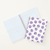 ドードルの前足、犬の前足、紫の前足 ノートブック (内部)