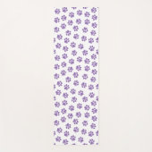 ドードルの前足、犬の前足、紫の前足 ヨガマット (正面)