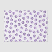 ドードルの前足、犬の前足、紫の前足 薄葉紙 (正面)