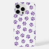 ドードルの前足、犬の前足、紫の前足 iPhoneケース (裏面)