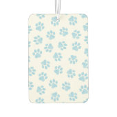 ドードルの前足、犬の前足、赤ちゃんブルーの前足 カーエアーフレッシュナー (裏面)