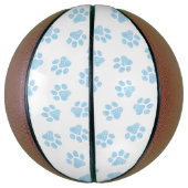 ドードルの前足、犬の前足、赤ちゃんブルーの前足 バスケットボール (縦)