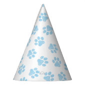 ドードルの前足、犬の前足、赤ちゃんブルーの前足 パーティーハット (左)
