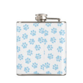 ドードルの前足、犬の前足、赤ちゃんブルーの前足 フラスク (裏面)