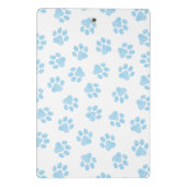 ドードルの前足、犬の前足、赤ちゃんブルーの前足 ミニクリップボード (裏面)