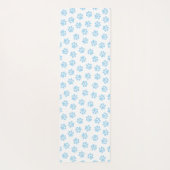 ドードルの前足、犬の前足、赤ちゃんブルーの前足 ヨガマット (裏面)