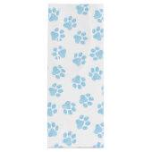 ドードルの前足、犬の前足、赤ちゃんブルーの前足 ワインギフトバッグ (裏面)