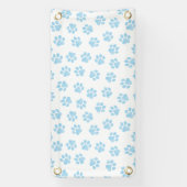 ドードルの前足、犬の前足、赤ちゃんブルーの前足 横断幕 (縦)