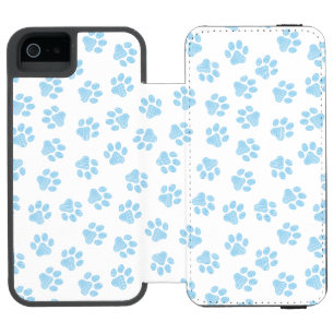 ドードルの前足、犬の前足、赤ちゃんブルーの前足 iPhone SE/5/5sウォレットケース
