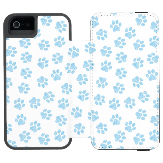 ドードルの前足、犬の前足、赤ちゃんブルーの前足 INCIPIO iPhoneウォレットケース (フォリオ Open)