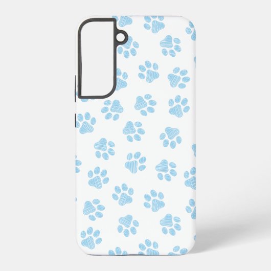 ドードルの前足、犬の前足、赤ちゃんブルーの前足 SAMSUNG GALAXYケース (裏面)